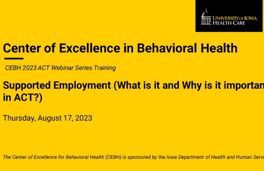 Supported Employment (What is it and Why is it Important in ACT?)