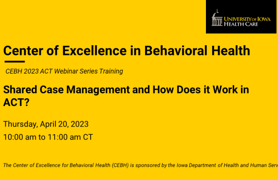 Shared Case Management and How Does It Work in ACT?