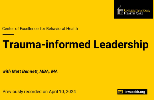 Trauma-informed Leadership