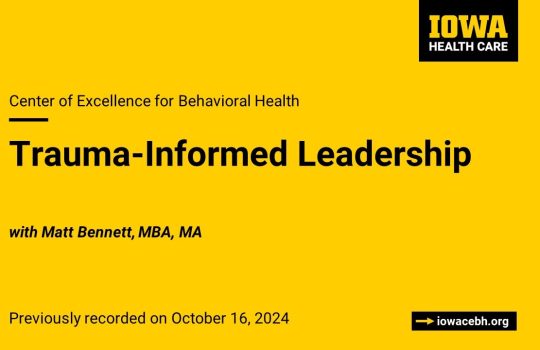 Trauma-Informed Leadership