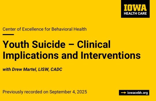 Youth Suicide – Clinical Implications and Interventions
