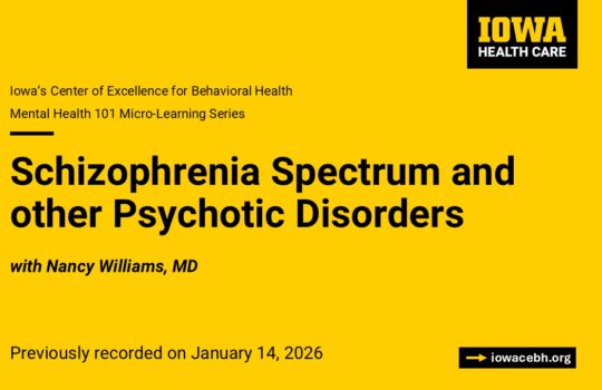 Schizophrenia Spectrum and other Psychotic Disorders